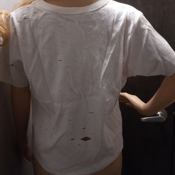 NWT Distress 100% Cotton Woman's Top - XL - Picture 5 of 10